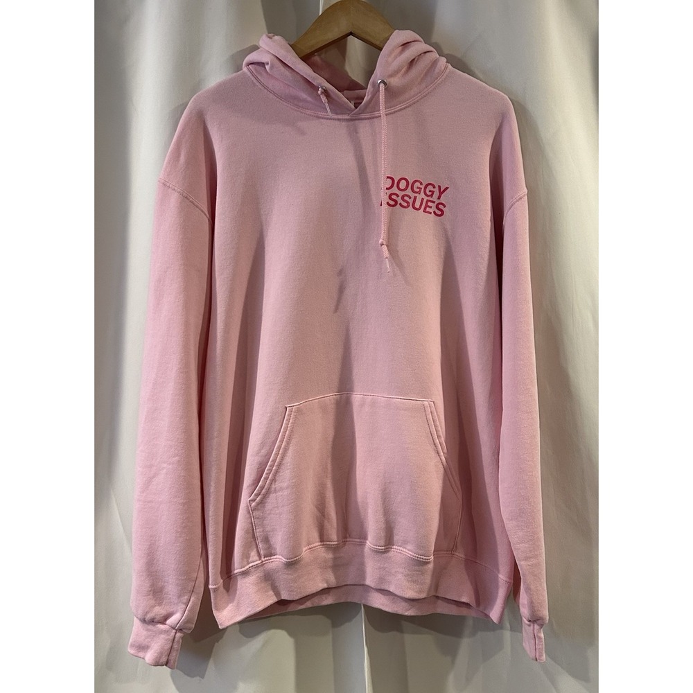 Doggy MILF Pink Hoodie Doggy Issues Size‎ Large - Picture 2 of 5